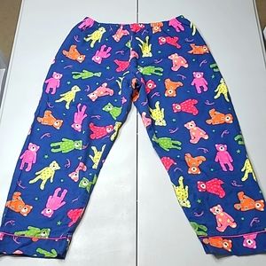 Covington Woman's Sweet Bear multi colors pajamas bottom